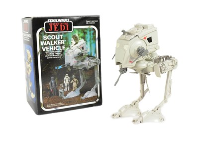 Lot 859 - STAR WARS - VINTAGE PALITOY SCOUT WALKER VEHICLE PLAYSET