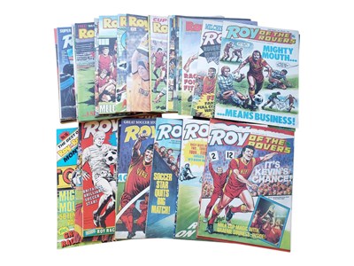 Lot 314 - ROY OF THE ROVERS - LARGE COLLECTION OF 1980S VINTAGE COMIC BOOKS