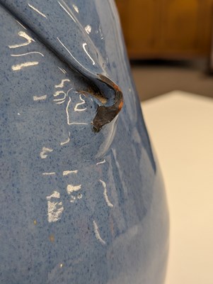 Lot 125 - C H BRANNAN BARUM, NORTH DEVON - PAIR OF EARLY 20TH CENTURY DRIP GLAZED VASES