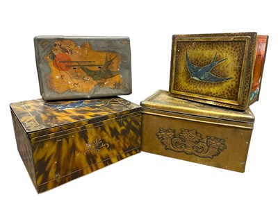 Lot 35 - BLUE BIRD - SELECTION OF FOUR VINTAGE ADVERTISING TINS