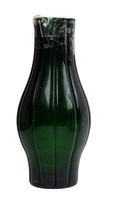 Lot 67 - QING DYNASTY QIANLONG PEKING GLASS LOBED VASE