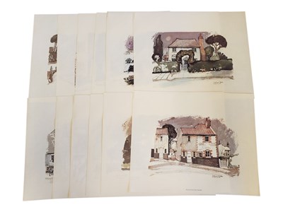 Lot 311 - AFTER GRAHAM CLARKE (B. 1941) - 1984 DIAMOND JUBILEE CALENDAR PRINTS
