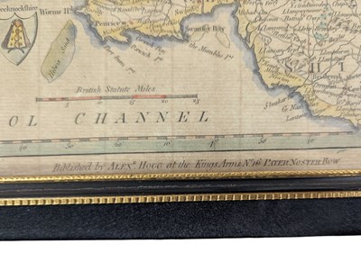 Lot 515 - 19TH CENTURY MAP - A NEW MAP OF SOUTH WALES - ALEX HOGG