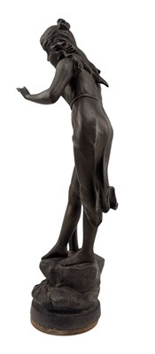 Lot 153 - 19TH CENTURY ART NOUVEAU SPELTER FIGURINE