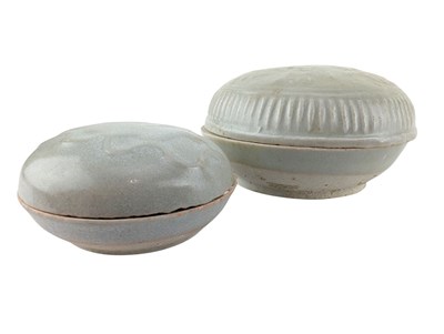 Lot 14 - TWO QING DYNASTY CERAMIC BOXES FROM TEK SHING SHIPWRECK