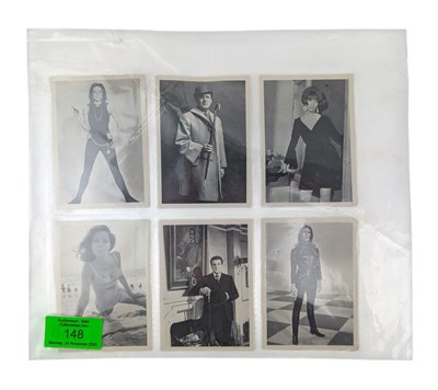 Lot 148 - A SERIES OF 6 AVENGERS TV FILM PROGRAMME CARDS