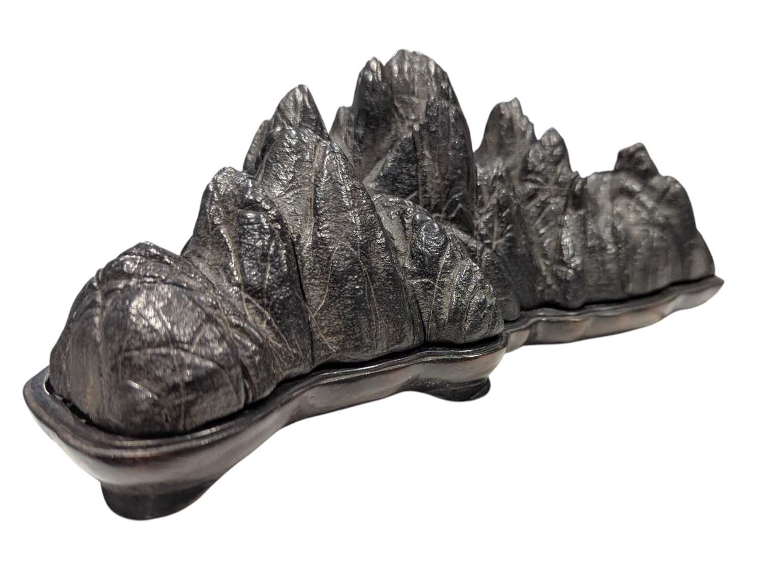 Lot 55 - A CHINESE SCHOLAR'S ROCK GONGSHI 供石