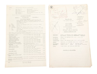 Lot 172 - THE GOON SHOW – BBC COMEDY SHOW 1951-1960 - ORIGINAL RECORDING SCRIPT