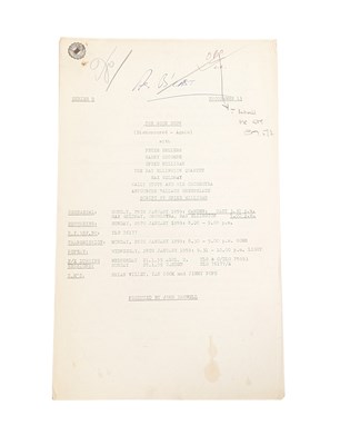 Lot 176 - THE GOON SHOW – BBC COMEDY SHOW 1951-1960 - ORIGINAL RECORDING SCRIPT