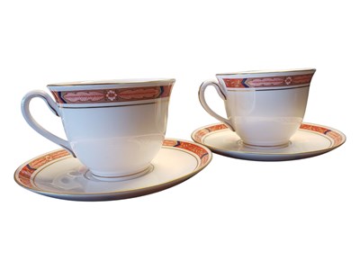 Lot 165 - ROYAL WORCESTER - BEAUFORT - 20TH CENTURY CHINA DINNER & TEA SERVICE