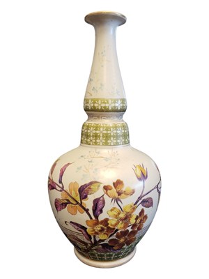 Lot 155 - DOULTON LAMBETH CARRARA WARE - LATE 19TH CENTURY VASE