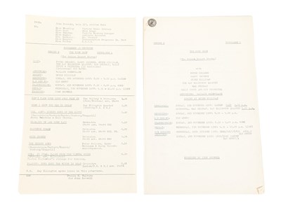 Lot 222 - THE GOON SHOW – BBC COMEDY SHOW 1951-1960 - ORIGINAL RECORDING SCRIPT