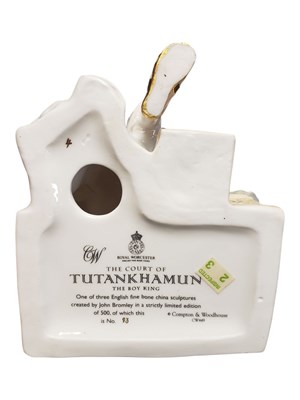 Lot 169 - ROYAL WORCESTER - THE COURT OF TUTANKHAMUN LIMITED EDITION FIGURE GROUP