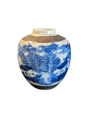 Lot 178 - 19TH CENTURY CHINESE KANGXI GINGER JAR