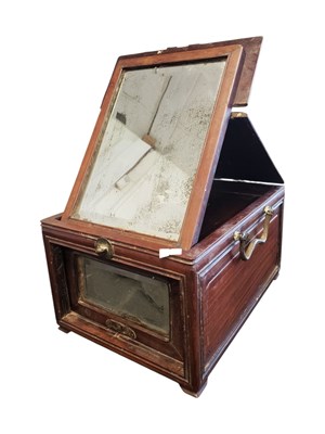 Lot 325 - 1920S CHINESE TRAVELLING TABLE TOP VANITY / JEWELLERY BOX