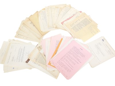 Lot 288 - SID COLIN COLLECTION - ASSORTED DOCUMENTS & SCRIPTS