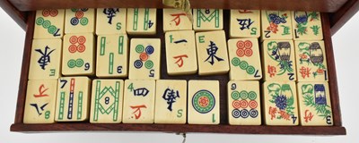 Lot 134 - 1920S CHINESE MAHJONG SET SHANGHAI 民国 麻雀套装