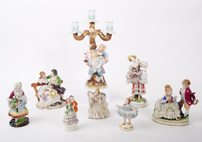 Lot 52 - COLLECTION OF 20TH CENTURY GERMAN PORCELAIN FIGURINES