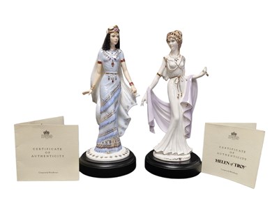 Lot 184 - COALPORT - TWO LATE 20TH CENTURY LIMITED EDITION CHINA FIGURES