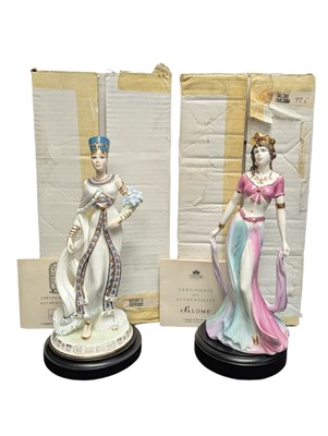 Lot 185 - COALPORT & WEDGWOOD - TWO LATE 20TH CENTURY LIMITED EDITION CHINA FIGURES