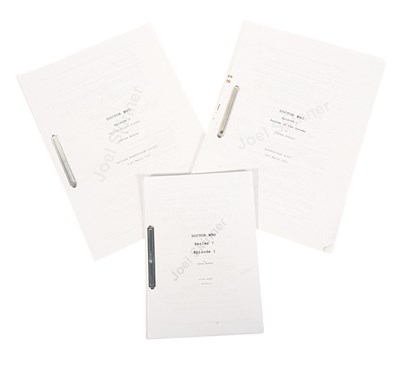 Lot 326 - DOCTOR WHO - ASYLUM OF THE DALEKS (2012) - 3X ORIGINAL DRAFT SCRIPTS