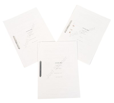 Lot 337 - DOCTOR WHO - CRIMSON HORROR (2013)- 3X ORIGINAL DRAFT SCRIPTS