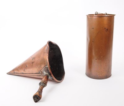 Lot 242 - VICTORIAN 19TH CENTURY COPPER CIDER SET