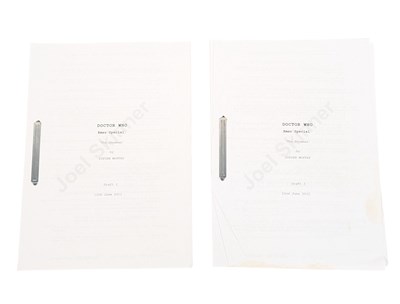 Lot 353 - DOCTOR WHO - THE SNOWMEN (2012) - 2X ORIGINAL DRAFT SCRIPTS
