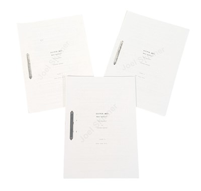 Lot 361 - DOCTOR WHO - THE SNOWMEN (2012) - 3X ORIGINAL DRAFT SCRIPT