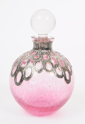 Lot 53 - ISLE OF WIGHT - 20TH CENTURY SIGNED GLASS VASE W/ ANOTHER EXAMPLE