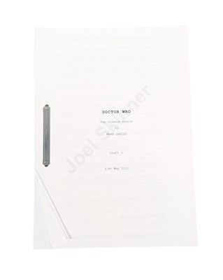 Lot 311 - DOCTOR WHO - THE CRIMSON HORROR (2013) - ORIGINAL DRAFT SCRIPT