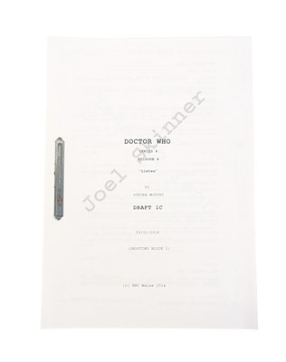 Lot 312 - DOCTOR WHO - LISTEN (2014) - ORIGINAL DRAFT SCRIPT