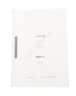 Lot 317 - DOCTOR WHO -THE RINGS OF AKHATEN (2013) - ORIGINAL DRAFT SCRIPT