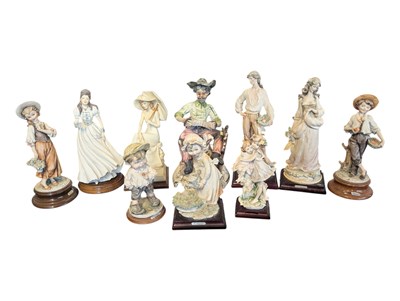 Lot 347 - COLLECTION OF LATE 20TH CENTURY CAPODIMONTE AND OTHER RESIN FIGURES