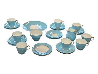 Lot 136 - WEDGWOOD, ENGLAND - VINTAGE 20TH CENTURY FINE BONE CHINA TEA SERVICE