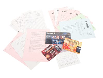 Lot 323 - DOCTOR WHO - ASSORTED CAST AND CREW EPHEMERA
