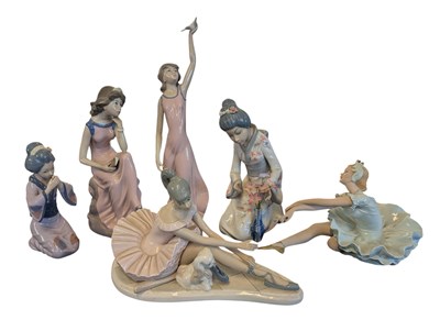Lot 197 - CASADES - COLLECTION OF LATE 20TH CENTURY PORCELAIN LADY FIGURES