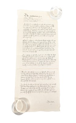 Lot 375 - WOLF HALL (2024) - PRODUCTION USED LETTER FROM LADY MARY - SIGNED BY ACTOR