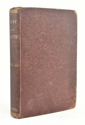 Lot 119 - BINDER'S PROOF. CIRCA 1880S HISTORY OF THE INDIAN MUTINY BLANK BOOK