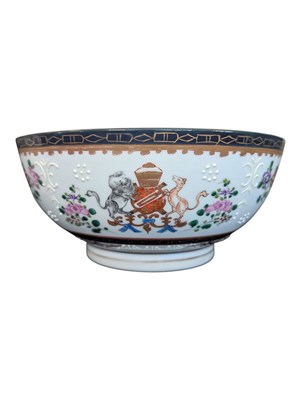 Lot 137 - 19TH CENTURY EDME SAMSON CHINESE EXPORT PORCELAIN BOWL