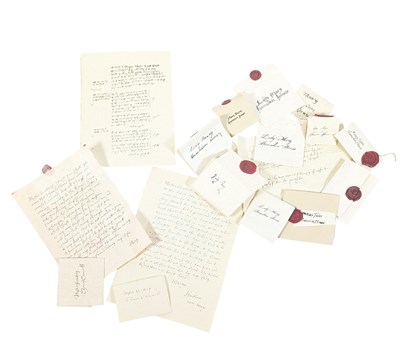 Lot 383 - WOLF HALL (2024) - PRODUCTION PROP LETTERS TO AND FROM PRINCESS MARY