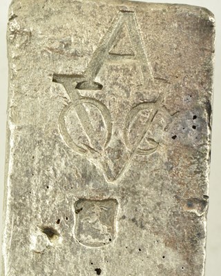 Lot 9 - DUTCH (V.O.C.) SILVER INGOT BAR SALVAGE ROOSWIJK CARGO CIRCA 1739