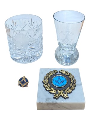 Lot 371 - MASONIC INTEREST - COLLECTION OF MASONIC RELATED ITEMS