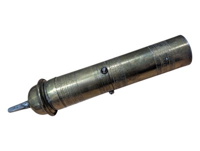 Lot 382 - EARLY 20TH CENTURY TURKISH BRASS COFFEE GRINDER
