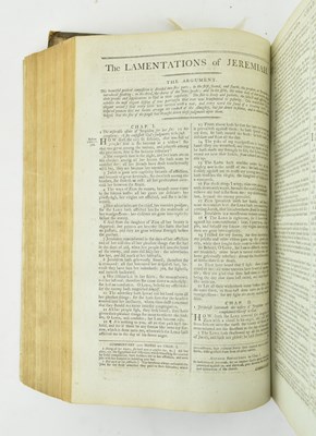 Lot 77 - 1795 THE CHRISTIAN'S BRITISH FAMILY BIBLE BY PAUL WRIGHT