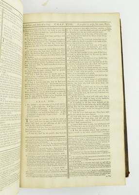 Lot 77 - 1795 THE CHRISTIAN'S BRITISH FAMILY BIBLE BY PAUL WRIGHT
