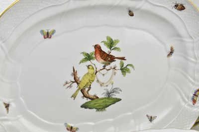 Lot 100 - HEREND HUNGARY - ROTHSCHILD BIRD - FINE BONE CHINA PART DINNER SERVICE