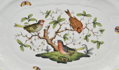 Lot 100 - HEREND HUNGARY - ROTHSCHILD BIRD - FINE BONE CHINA PART DINNER SERVICE