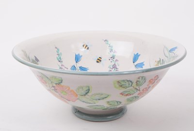 Lot 62 - TAIN POTTERY - VINTAGE 20TH CENTURY SCOTTISH CENTREPIECE BOWL