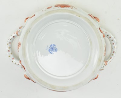 Lot 150 - HEREND, HUNGARY - ORANGE APPONYI CHINESE BOUQUET DINNERWARE